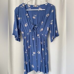 Floral Blue Dress